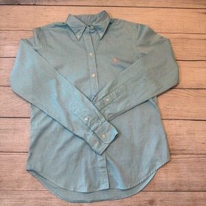 Ralph Lauren Blue Button Down Shirt
